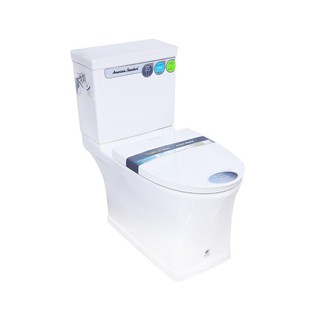 สุขภัณฑ์ 2 ชิ้น AMERICAN STANDARD 2425SC-WT-0 3/4.5L สีขาว สุขภัณฑ์ชักโครก 2-PIECE TOILET AMERICAN STANDARD 2425SC-WALL