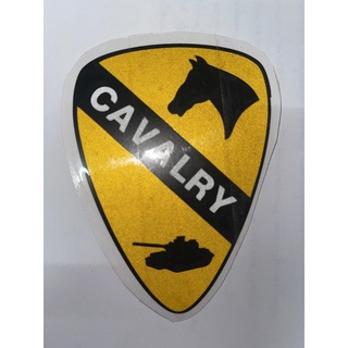 สติ๊กเกอร์ CAVALRY สะท้อนแสง(งานตัด)