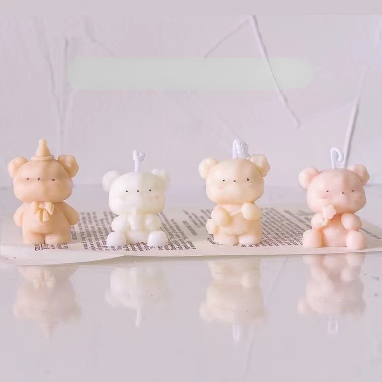 แม่พิมพ์ซิลิโคน รูปหมี สําหรับตกแต่งเค้ก เบเกอรี่