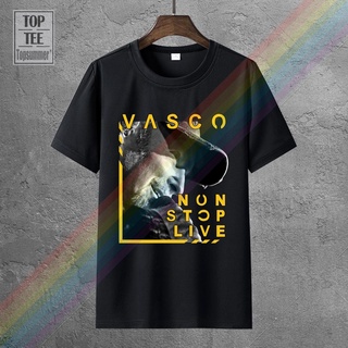 [S-5XL] Gildan เสื้อยืดผ้าฝ้าย 100% พิมพ์ลาย Uomo Vasco Rossi Tour Olimpico Roma Non Stop Ticket Live 2022 แฟชั่นฤดูใบไม