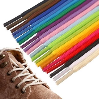 เชือกรองเท้าแบบกลม(1คู่) มี3ไซร์ 90cm. 120cm. 150cm. มีให้เลือก 16 สี (พร้อมส่งจากไทย)