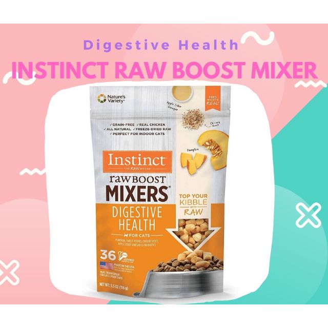 Instinct Raw Boost Mixer สำหรับแมวท้องเสียง่าย pinkkypunchy ThaiPick