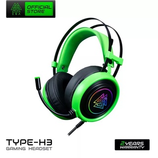 หูฟังเกมมิ่ง EGA TYPE H3 Gaming Headset 7.1 Virtual Surround หูฟังสำหรับนักเล่นเกมส์ ไฟ RGB