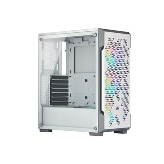 CASE CORSAIR iCUE 220T RGB Airflow, White (CC-9011174-WW) Model : 220T-RGB-WH Vendor Code : CC-9011174-WW CORSAIR ICUE 2