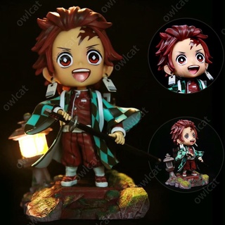 ดาบพิฆาตอสูร Tanjiro (Light Ver.) PVC Tanjiro Kamado Anime Kimetsu No Yaiba Figurine SH Model Toys 17cm Figure Demon Slayer Nezukos Brother