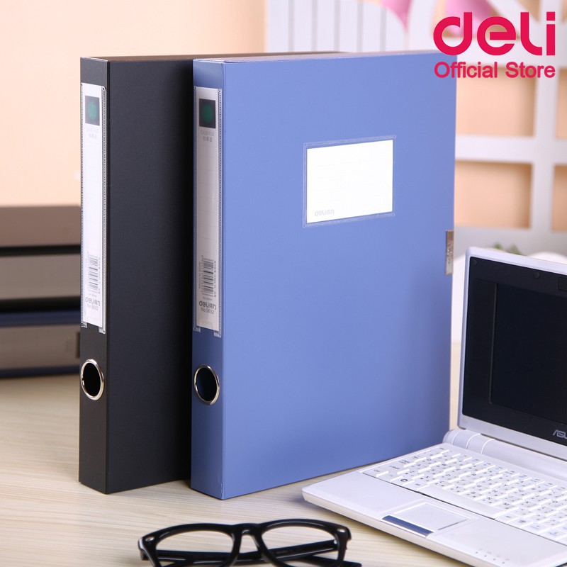 Deli 5602 file box A4 กล่องแฟ้ม A4