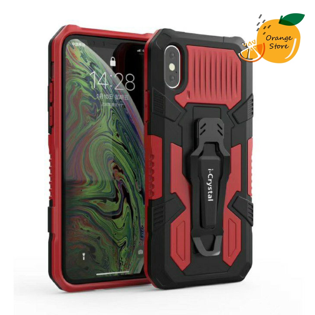 (พร้อมส่ง) เคสสำหรับไอโฟน icrystal กันกระแทก ไอโฟน  6+ 7+/8+ XR 11 11Promax 12 12Pro 12ProMax 13 13P