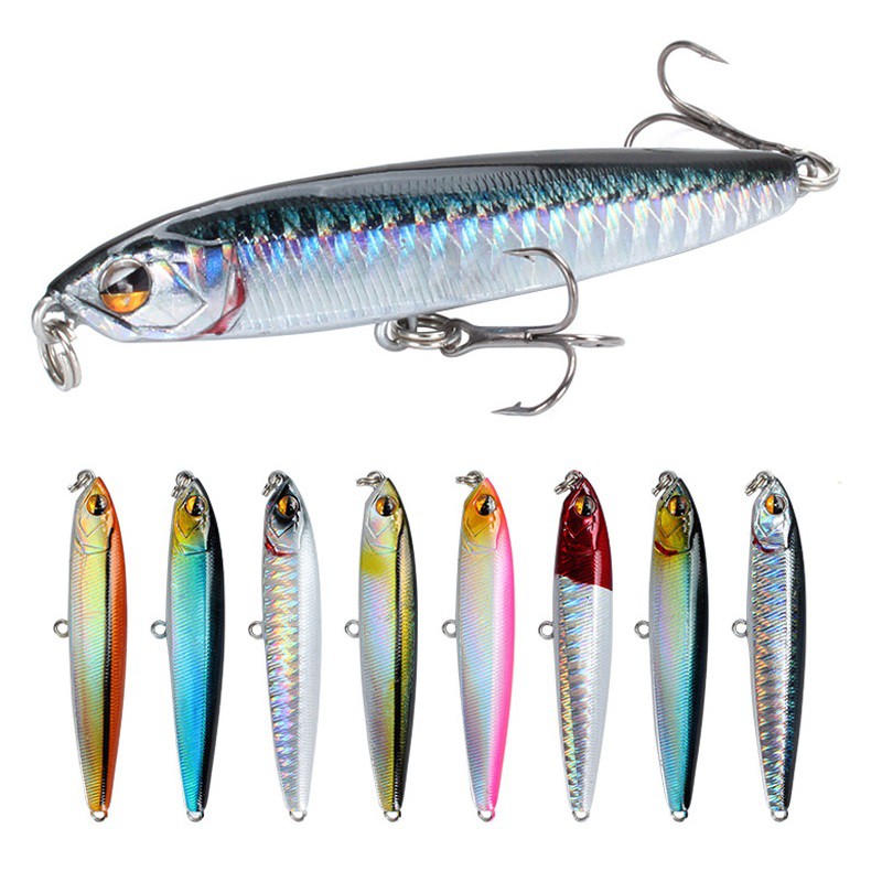 เหยื่อตกปลา 14g/18g จมน้ํา Minnow เบสสวิง 1 ชิ้น