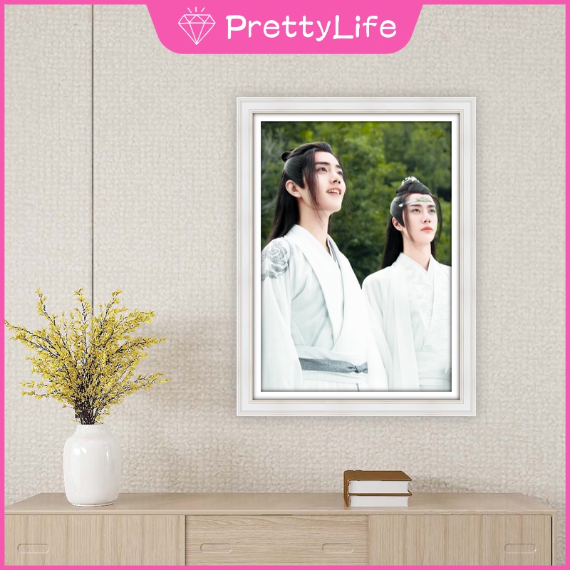 【PL】คริสตัลครอสติช ภาพจิตรกรรม Wang Yibo Xiao Zhan Chen Qingling 5D ติดประดับเพชร Diy สําหรับติดตกแต่งผนังบ้าน 30x40ซม./40x50ซม. - รูปที่ 3