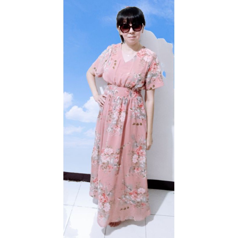 FLOWER DRESS - VINEY-190920-3(CER)