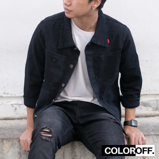 Coloroff - เสื้อแจ็คเก็ตยีนส์ รุ่น BLACK JACKET