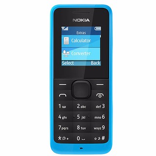 โทรศัพท์มือถือโนเกีย ปุ่มกด NOKIA  105 (สีฟ้า)  3G/4G รุ่นใหม่ 2020