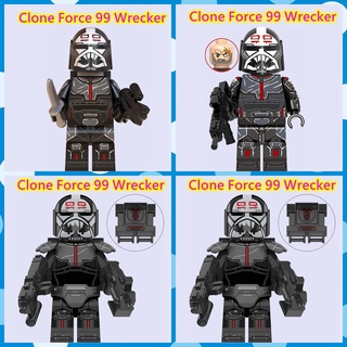 บล็อกตัวต่อเลโก้ 99th Wrecker Clone Troopers ขนาดเล็ก ของเล่นสําหรับเด็ก