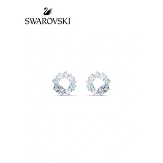 Swarovski ATTRACT แหวนต่างหู ทรงกลม หรูหรา สําหรับผู้หญิง