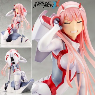 Figure ฟิกเกอร์ Model โมเดล Darling in the Franxx ดาร์ลิงอินเดอะแฟร๊งซ์ สงครามบุปผาจักรกล Zero Two ซีโร่ทรู 1/7