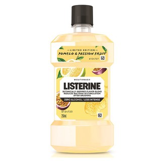 LISTERINE ลิสเตอรีน น้ำยาบ้วนปาก โพเมโลแอนด์ แพชชั่นฟรุต 250 มล.