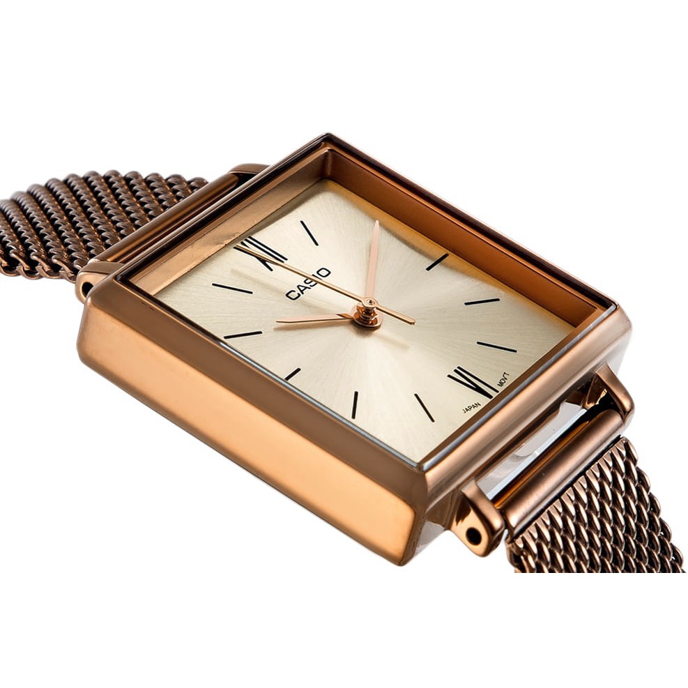 Casio นาฬิกาข้อมือผู้หญิง สายสแตนเลส รุ่น LTP-E155MR-9B รูปที่ 5
