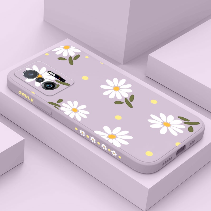 Chrysanthemumเคสโทรศัพท์สําหรับxiaomi Mi 14T 13T 12T 11T 10T Pro Liteแฟชั่นMi 9T Proรู้สึกสบายฝาครอบ