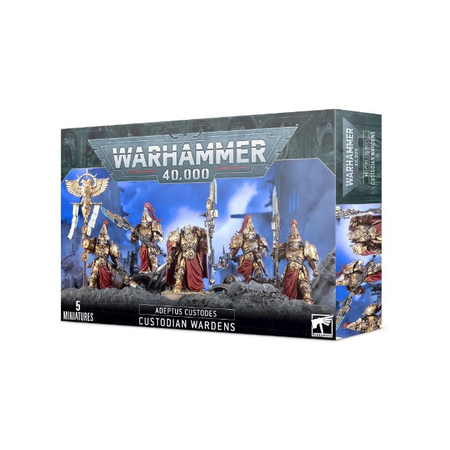 [200A พร้อมส่ง] WARHAMMER 40K: ADEPTUS CUSTODES : CUSTODIAN WARDENS โมเดลเกมสนามจำลอง