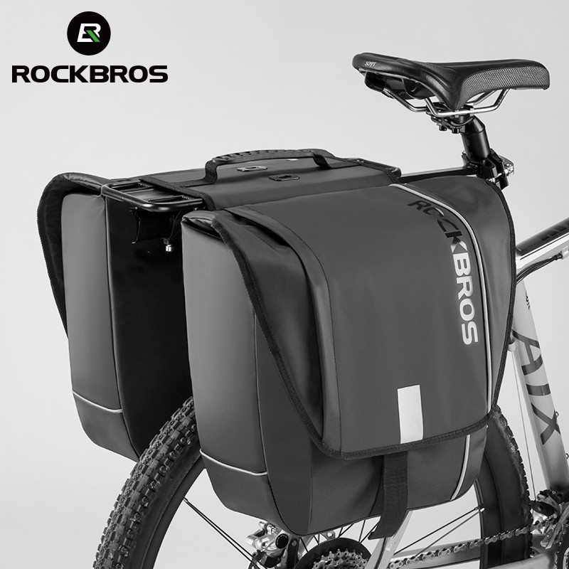 ROCKBROS กระเป๋าเก็บของ กันน้ํา ขนาด 30 ลิตร สําหรับจักรยานเสือภูเขา