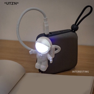 [[UTZN]] USB night light LED astronaut light desk lamp 5V reading desk lamp laptop [Hot Sell]