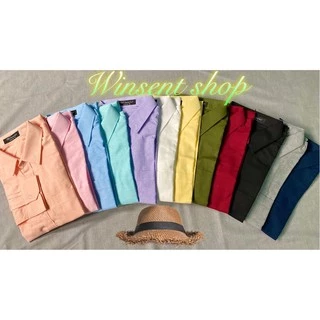👔เสื้อเชิ้ตคอปกแขนยาว👔ผ้าOxford ทรงสลิม คัตติ้งเนี๊ยบมา​กกก