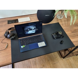 แผ่นรองเขียน TPU Leather Pad ขอบหน้าโค้ง ขนาด 60 และ 75 cm.