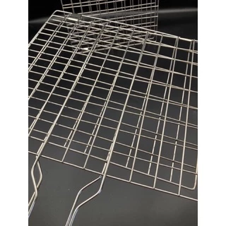 เหล็กปิ้งปลา ไซส์ใหญ่สแตนเลสแท้ไม่ขึ้นสนิม（50cm *29cm)
