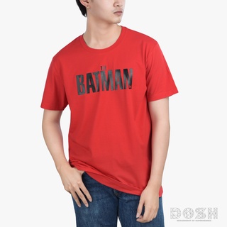 DOSH MENS T-SHIRTS BATMAN 2022 เสื้อยืดคอกลม แขนสั้น ผู้ชาย DBMT5274-RE