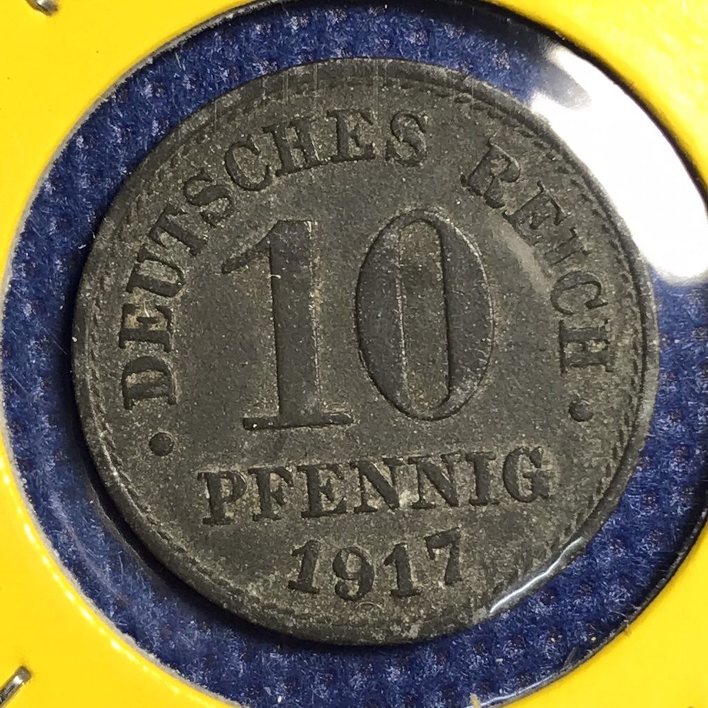 No.14884 ปี1917 เยอรมัน 10P  เหรียญต่างประเทศ เหรียญหายาก เหรียญสะสม ราคาถูก