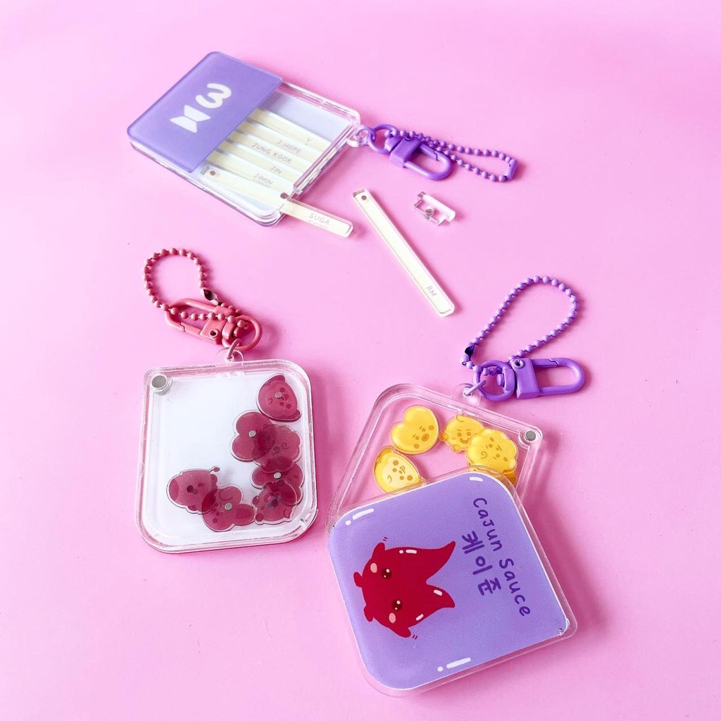 พวงกุญแจ Bangtan BT21 Meal Cajun & Sweet Chilli Sauce & French Fries