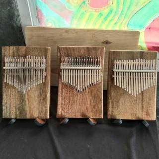 พร้อมส่งคาลิมบา kalimba Handmade ทำมือแถมฟรีขาตั้งและสติ๊กเกอร์ตัวโน้ต