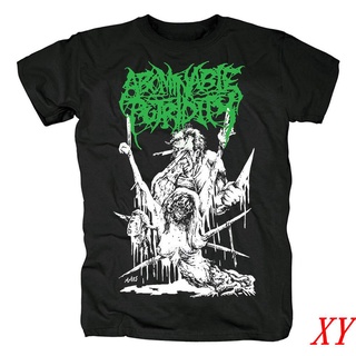 Xy เสื้อยืด แขนสั้น พิมพ์ลายเพลง Abinableputritity Crush Death สําหรับผู้ชาย