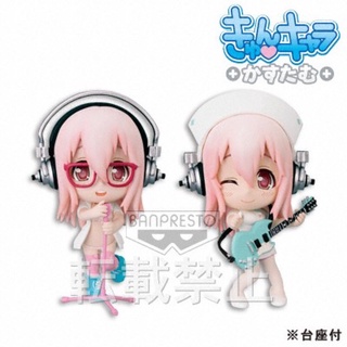 [Figure] เซตคู่ ฟิกเกอร์ โซนิโก้ Kyun Chara Kasutamu Super Sonico Vocal Ver./Guitar Ver. ของแท้🇯🇵 มือ1/2