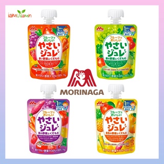 Morinaga Delicious Fruit Jelly 70g เยลลี่ น้ำผักและผลไม้ ไม่ใส่สารกันบูด จากญี่ปุ่น อร่อยมาก ขนมญี่ปุ่น