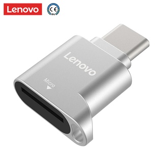 เครื่องอ่านการ์ดหน่วยความจํา Lenovo USB Type C 480Mbps 512GB USB-C TF Micro SD OTG Type-C สําหรับแล็ปท็อป สมาร์ทโฟน