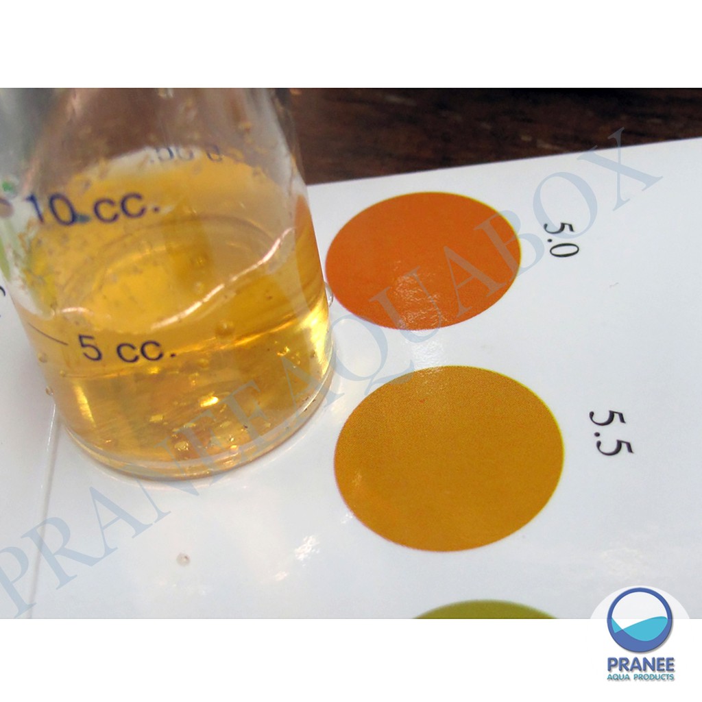 AQUA-VBC PH Test Kit ชุดทดสอบค่าน้ำ pH สำหรับน้ำทะเลและน้ำจืด น้ำยาทดสอบค่าน้ำ น้ำยาวัดค่าน้ำ (ทดสอบได้ 150 ครั้ง)