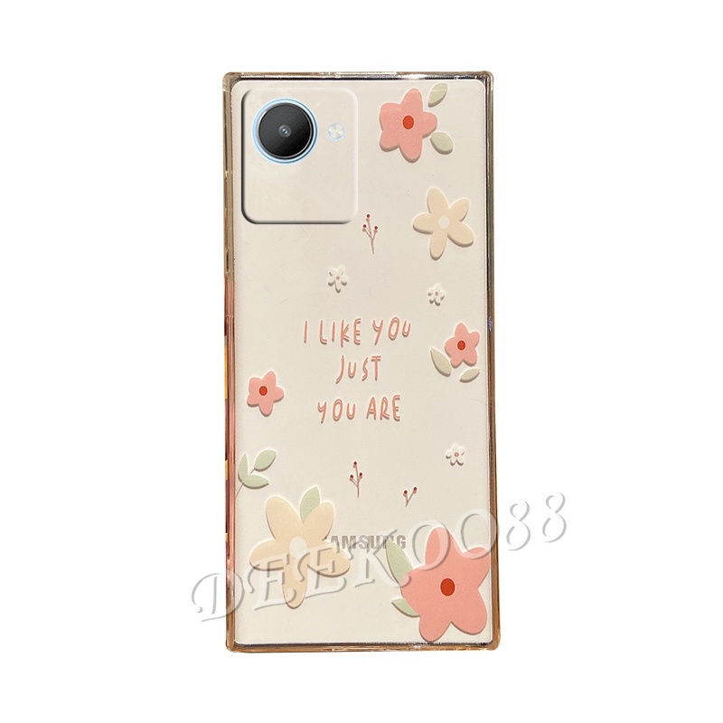 เคสโทรศัพท์มือถือ Realme C30 C31 C35 GT NEO 3 3T 2 9 Pro+ Plus Free Fire Limited Edition 9i Narzo 50 Pro 50A Prime 4G 5G Smartphone Casing TPU Soft Lovely Small Flowers Phone Case Camera Protection Cover #7