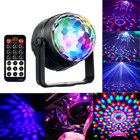 Disco light Led party light Magic Ball Lighting Remote LED Party Light LED ขนาดเล็ก RGB ไฟเวที ดิสโก