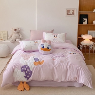 🔥เก็บโค้ดหน้าร้าน🔥[PRE-ORDER] ชุดเครื่องนอนDaisy Duck สีม่วงพาสเทล💜แถมตุ๊กตาเข้าเซ็ต💜 #0911