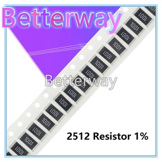 ตัวต้านทานชิป SMD 2512 1% 1W 0.1R 0.01R 0.05R 0.001R 0.33R 1R 0R 10R 100R 2W 0.001 0.01 0.1 0.33 0.05 1 0 10 100 โอห์ม 50 ชิ้น