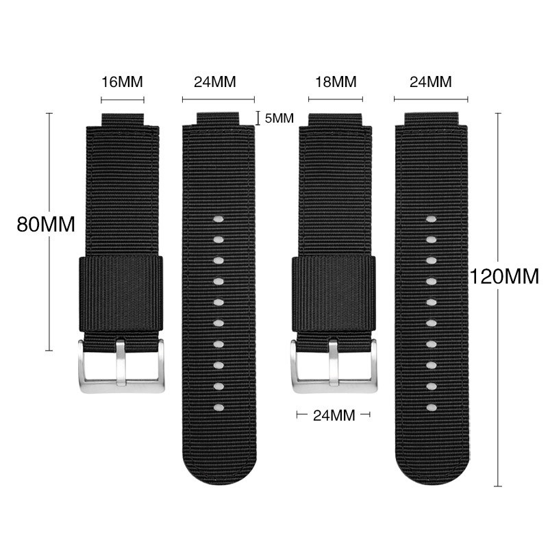 สายนาฬิกาข้อมือไนล่อน ผ้าแคนวาส 16 มม. 18 มม. แบบเปลี่ยน สําหรับ Casio G-SHOCK GM-110 GM-2100 GA-900 AQ-S810