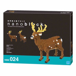 ของแท้จากญี่ปุ่น🧡 Kawada NBM 024 Nanoblock Animal Dx Deer ตัวต่อนาโนบล็อคกวาง