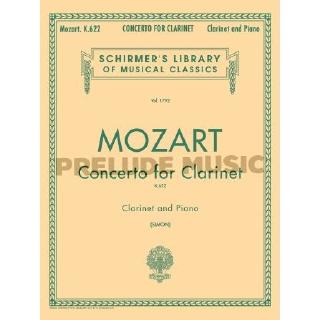 CLARINET CONCERTO IN BB MAJOR, K. 622 Schirmer Library of Classics Volume 1792(HL50261780)