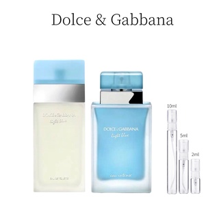 👑พร้อมส่ง แท้100%👑 Dolce&amp;Gabbana Light Blue Eau Intense EDP &amp; Forever EDT 5ml &amp; Perfume For Women