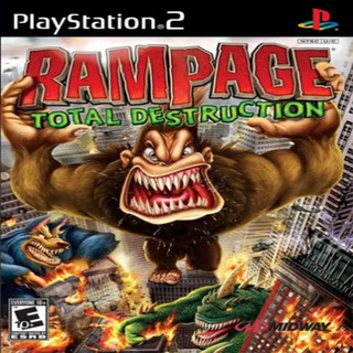 แผ่นเกมส์[PlayStation2]Rampage - Total Destruction [USA]