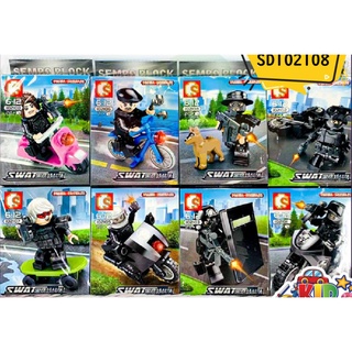 mega toys มินิฟิกเกอร์ 1 เซต 8 กล่อง SD102101-8