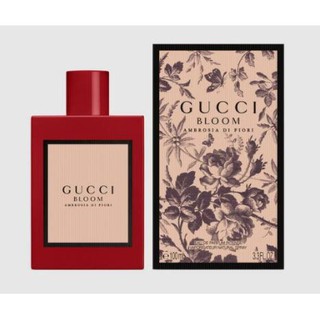 ของแท้!!! Gucci Bloom Ambrosia Di Flori Perfume intense EDP 100 ml (โปรดทักแชทเพื่อสอบถามสต็อกก่อนสั่งซื้อสินค้านะคะ)