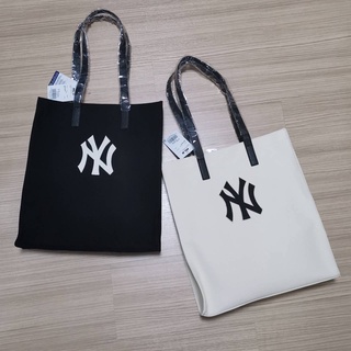 &lt;พร้อมส่ง&gt;MLB Canvas Tote Bag กระเป๋าสะพาย ผ้าแคนวาส  มีช่องใส่ของข้างใน ผ้าหนา ผ้าแข็งแรง ทนทาน กระเป๋าคุณภาพดีมาก