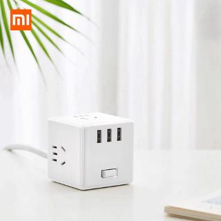 Xiaomi Mijia 2 In 1 USB Charger Power Strip Adapter 6 Ports Socket Converter Space-saving Socket Plug